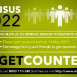 Get counted for Census 2022 by 14 May 2022
