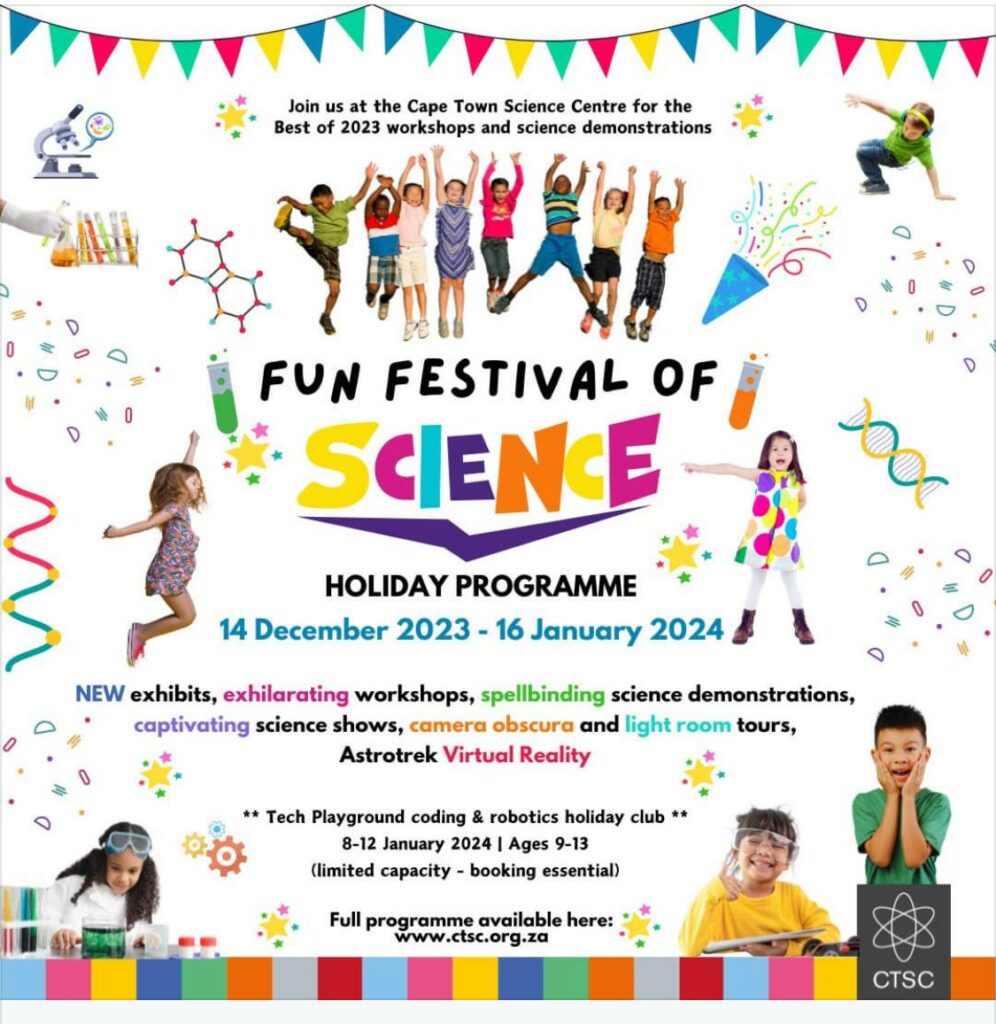 Cape Town Science Centre Holiday Programme - Observatory Civic Association