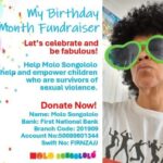 Molo Songololo birthday fundraiser