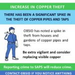 OBSID ALERT: COPPER THEFT